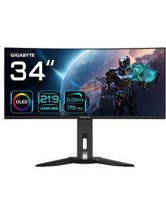 Gigabyte MO34WQC 34" QD-OLED UltraWide QHD 175Hz FreeSync Premium Pro