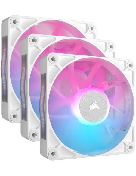 Corsair RX120 RGB PWM 3 Ventiladores 120 mm Blanco