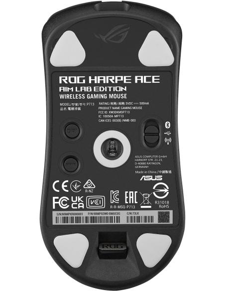 Asus ROG Harpe Ace Aim Lab Edition Ratón Gaming Inalámbrico 36000 DPI Negro