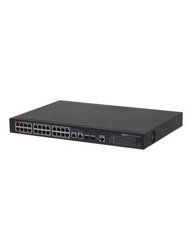 Dahua Poe DH-PFS4226-24ET-360-V3 Switch Gestionado L2 24 Puertos PoE + 2 SFP