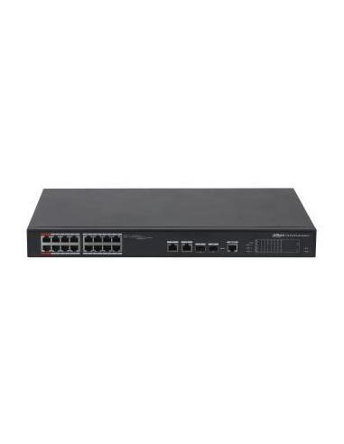 Dahua Poe PFS4218-16ET-240 Switch 16 Puertos Gigabit Ethernet PoE + 2 SFP
