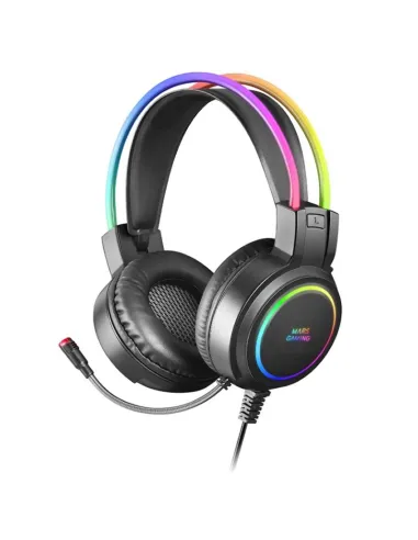 MARS GAMING Auricular+micro MHRGB PC/PS4-5/ BLACK