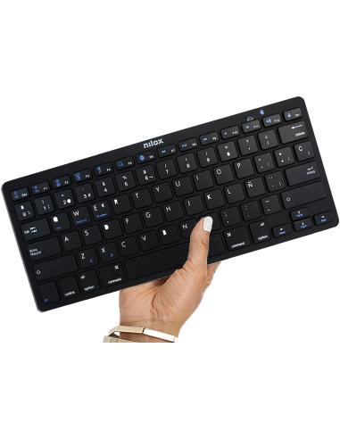 Nilox NXKB01B Teclado Bluetooth Negro