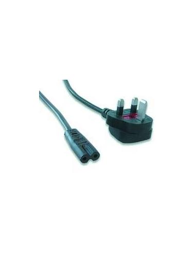 Gembird PC-187-ML7 Cable de Alimentación Enchufe Tipo G a C7 Acoplador 1.8M Negro