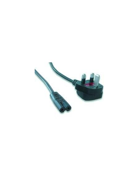 Gembird PC-187-ML7 Cable de Alimentación Enchufe Tipo G a C7 Acoplador 1.8M Negro