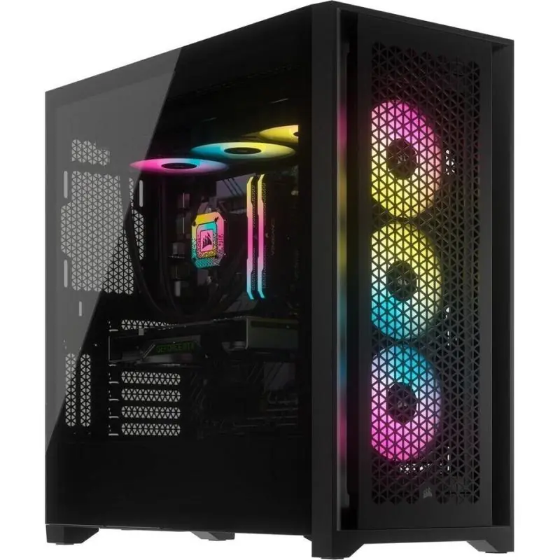 Corsair iCUE LINK 9000D RGB AIRFLOW Full Tower ATX Cristal Templado USB-C Negra