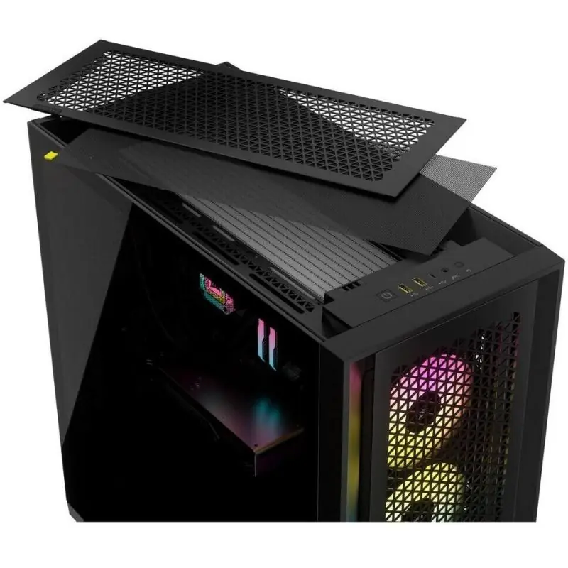 Corsair iCUE LINK 9000D RGB AIRFLOW Full Tower ATX Cristal Templado USB-C Negra