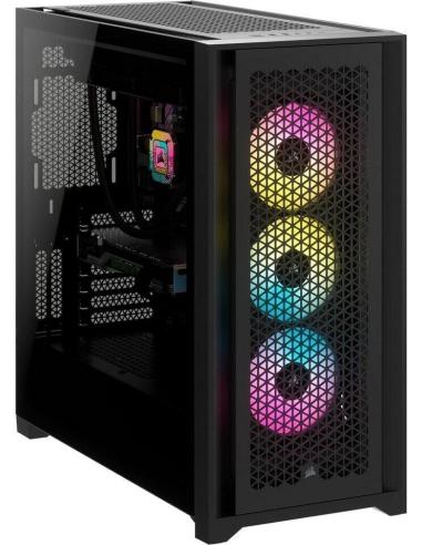 Corsair iCUE LINK 9000D RGB AIRFLOW Full Tower ATX Cristal Templado USB-C Negra