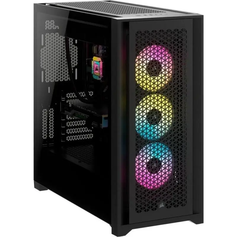 Corsair iCUE LINK 9000D RGB AIRFLOW Full Tower ATX Cristal Templado USB-C Negra