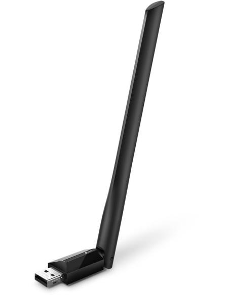 TP-Link Archer T2U Plus Adaptador Inalámbrico USB AC600 Wifi 5 Doble Banda Negro