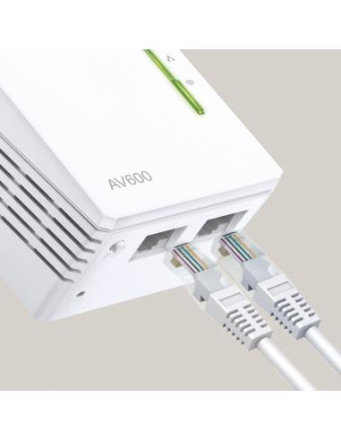 TP-Link TL-WPA4220 TKIT PLC Powerline Red Eléctrica AV600 + WiFi 4 N300 3 Unidades