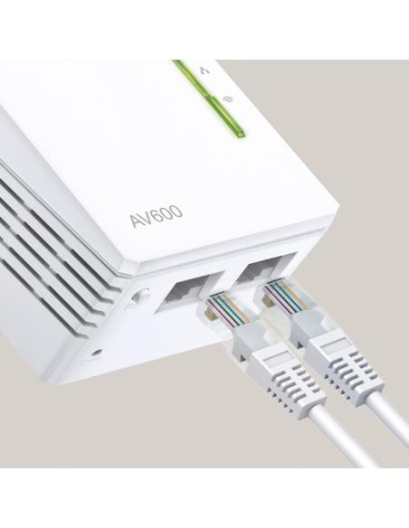 TP-Link TL-WPA4220 TKIT PLC Powerline Red Eléctrica AV600 + WiFi 4 N300 3 Unidades