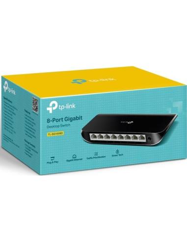 TP-Link TL-SG1008D v6.0 Switch 8 Puertos Gigabit