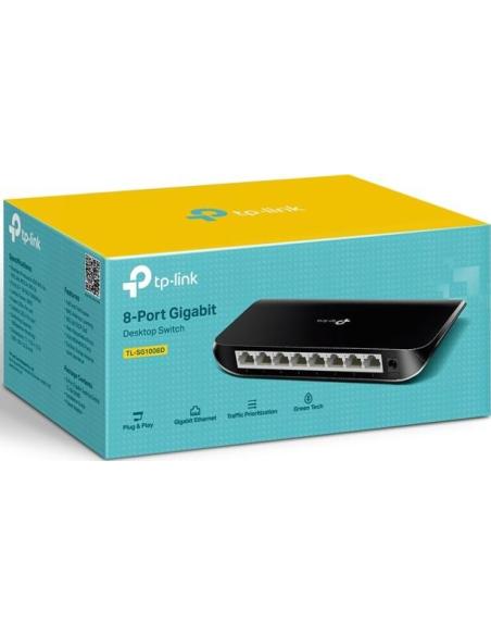 TP-Link TL-SG1008D v6.0 Switch 8 Puertos Gigabit