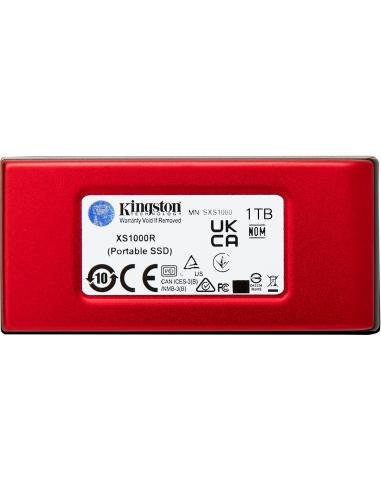 Kingston XS1000 1TB SSD Externo USB-C Rojo