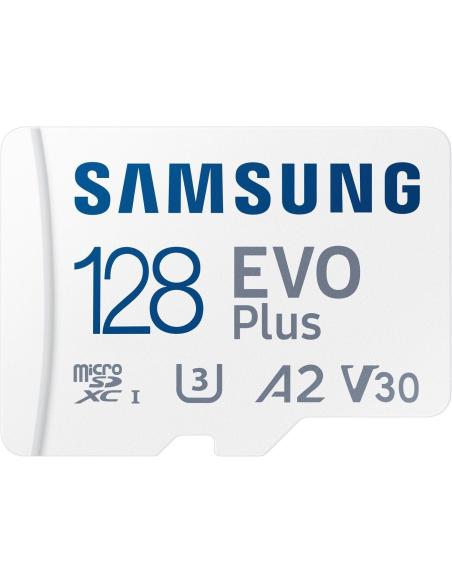 Samsung MicroSDHC EVO Plus 128GB Clase 10 + Adaptador SD