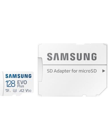 Samsung MicroSDHC EVO Plus 128GB Clase 10 + Adaptador SD