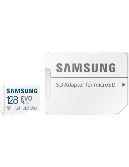 Samsung MicroSDHC EVO Plus 128GB Clase 10 + Adaptador SD