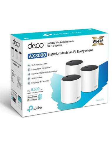 TP-Link Deco X553 Sistema Mesh WiFi 6 Doble Banda AX3000 3 Unidades