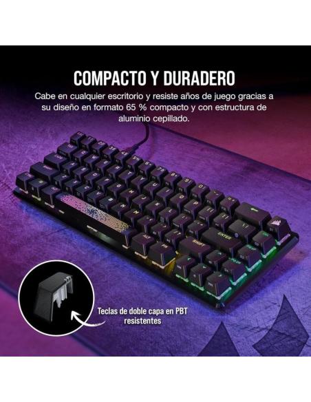 Corsair K65 PRO MINI Teclado Óptico Mecánico Gaming 65 % RGB OPX