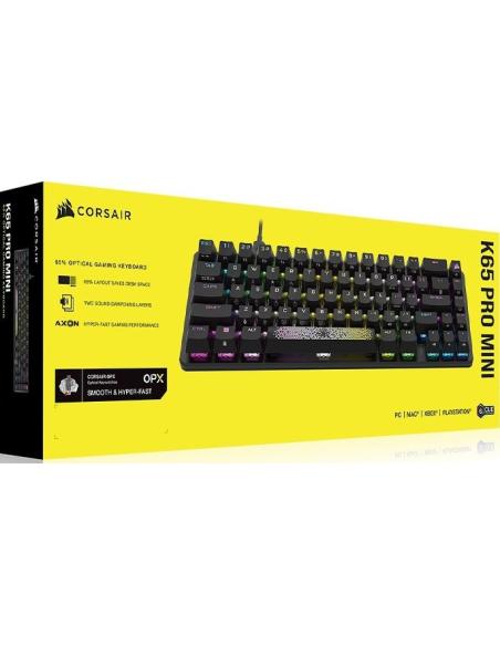 Corsair K65 PRO MINI Teclado Óptico Mecánico Gaming 65 % RGB OPX