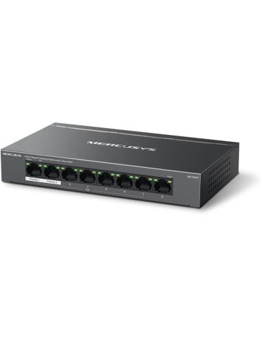 Mercusys MS108GP Switch Gestionado Gigabit Ethernet 8 Puertos PoE
