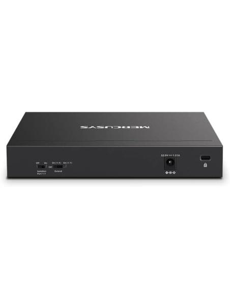 Mercusys MS108GP Switch Gestionado Gigabit Ethernet 8 Puertos PoE