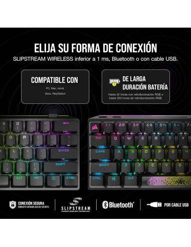Corsair K70 Pro Mini Wireless Teclado Mecánico Gaming Inalámbrico RGB Cherry MX Red