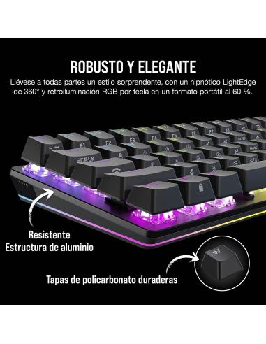 Corsair K70 Pro Mini Wireless Teclado Mecánico Gaming Inalámbrico RGB Cherry MX Red