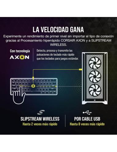 Corsair K70 Pro Mini Wireless Teclado Mecánico Gaming Inalámbrico RGB Cherry MX Red