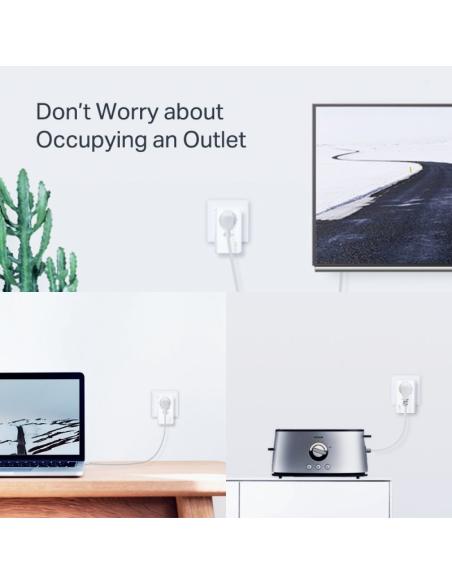 TP-Link TL-PA7027P KIT PLC Powerline Red Eléctrica AV1000 Gigabit con 2 Puertos Gigabit