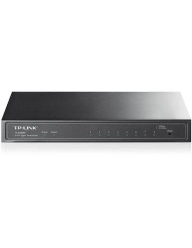 TP-Link TL-SG2008 Switch 8 Puertos Gigabit Ethernet Gestionado Negro