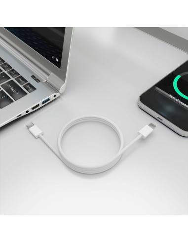 Aisens A107-0856 Cable USB-C para Dispositivos Apple 60 W 2 M Blanco