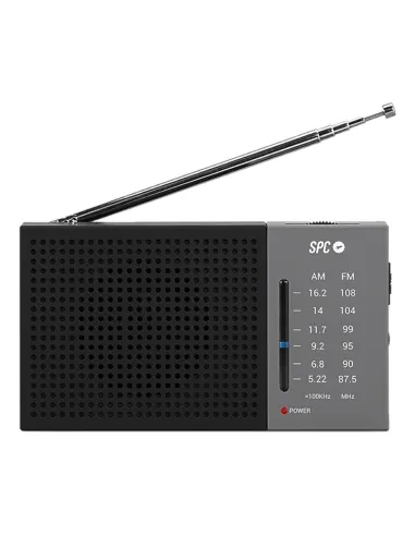 SPC Jetty Lite Radio Portátil Analógica Negro
