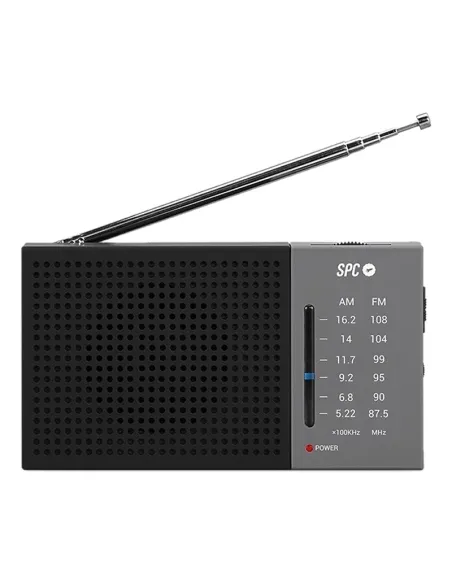 SPC Jetty Lite Radio Portátil Analógica Negro