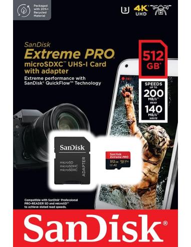 SanDisk Extreme PRO 512GB UHS-I Clase 10