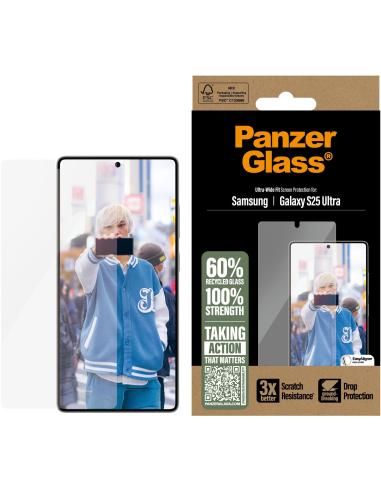 PanzerGlass Ultra Wide Fit Protector de Pantalla para Samsung Galaxy S25 Ultra