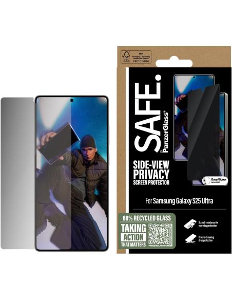 PanzerGlass Side View Privacy Protector de Pantalla con Privacidad para Samsung Galaxy S25 Ultra