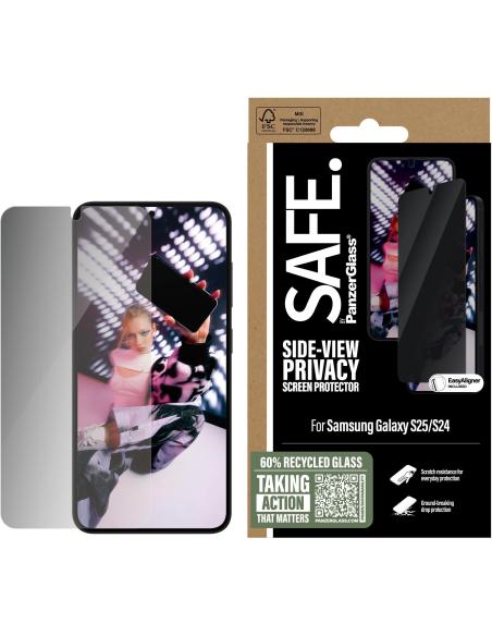 PanzerGlass Side View Privacy Protector de Pantalla con Privacidad para Samsung Galaxy S24/S25