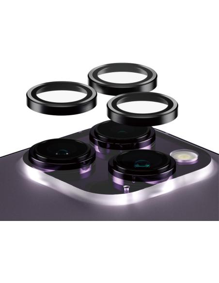 PanzerGlass Camera Rings Protectores de Cámara para iPhone 14 Pro/Pro Max Negros
