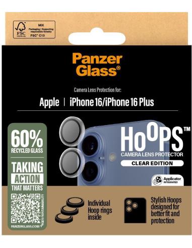 PanzerGlass PG Hoops TP Protector de Cámara para iPhone 16/16 Plus