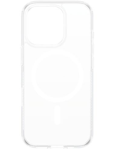 PanzerGlass PG HardCase White MagS Funda para iPhone 16 Pro MAX Transparente Negro