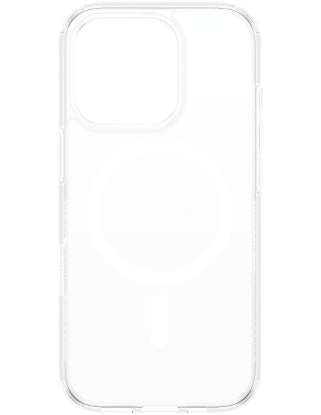 PanzerGlass PG HardCase White MagS Funda para iPhone 16 Pro MAX Transparente Negro