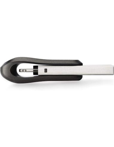 SanDisk iXpand Flash Drive Go Pendrive 64 GB USB-A/Lightning Negro/Plata