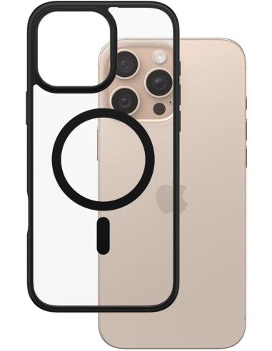 PanzerGlass PG HardCase Black MagS Funda para iPhone 16 Pro MAX Transparente Negro