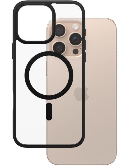 PanzerGlass PG HardCase Black MagS Funda para iPhone 16 Pro MAX Transparente Negro