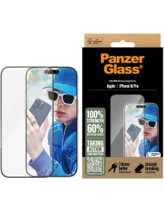 PanzerGlass PG Ultra Wide Fit Protector de Pantalla para iPhone 16 Pro-AATFYC3519