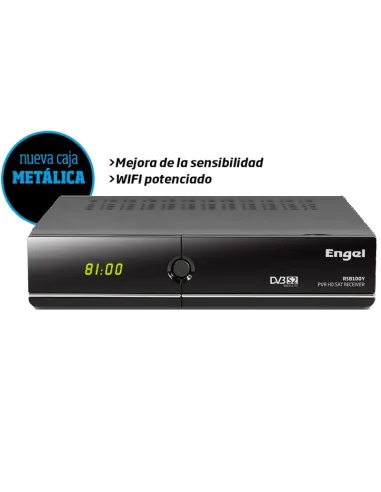 Engel RS8100Y Receptor Satélite HD PVR Wf/Eth