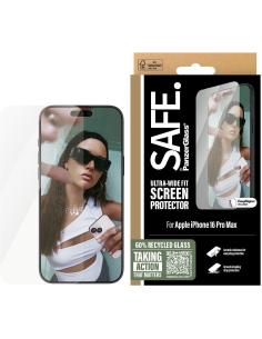PanzerGlass SAFE Ultra Wide Fit Protector de Pantalla para iPhone 16 Pro Max-AATFYC3529