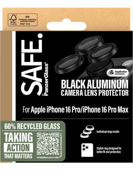 PanzerGlass SAFE Protector de Cámara para iPhone 16 Pro/Pro Max